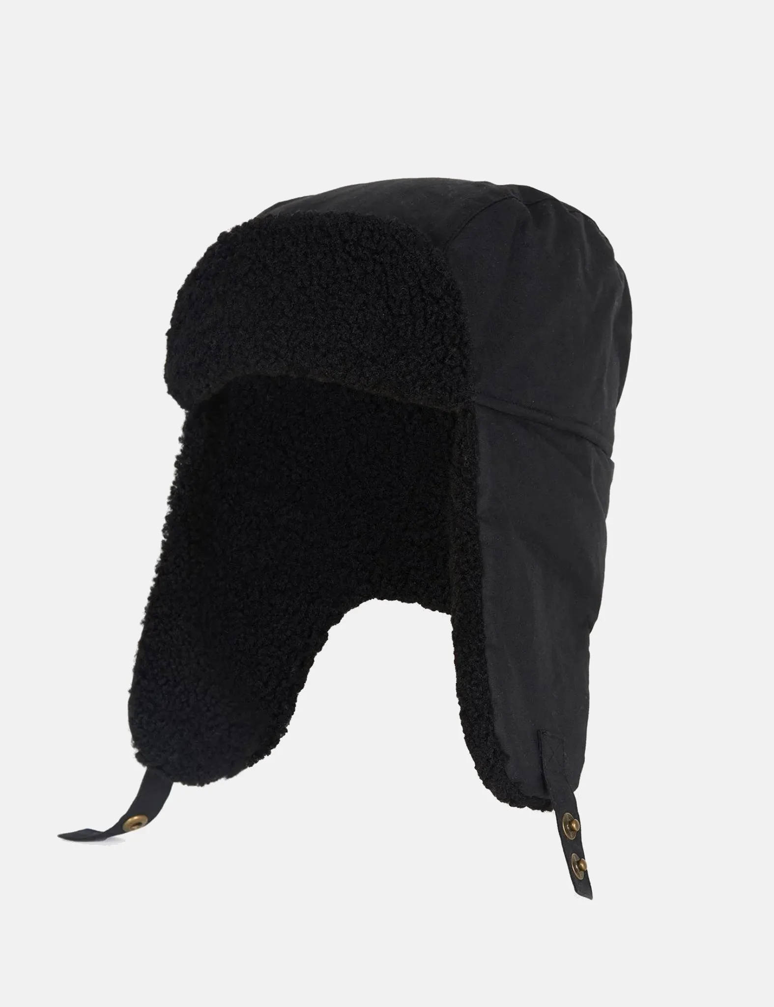 Barbour Morar Wax Trapper Hat - Black sold by Article London