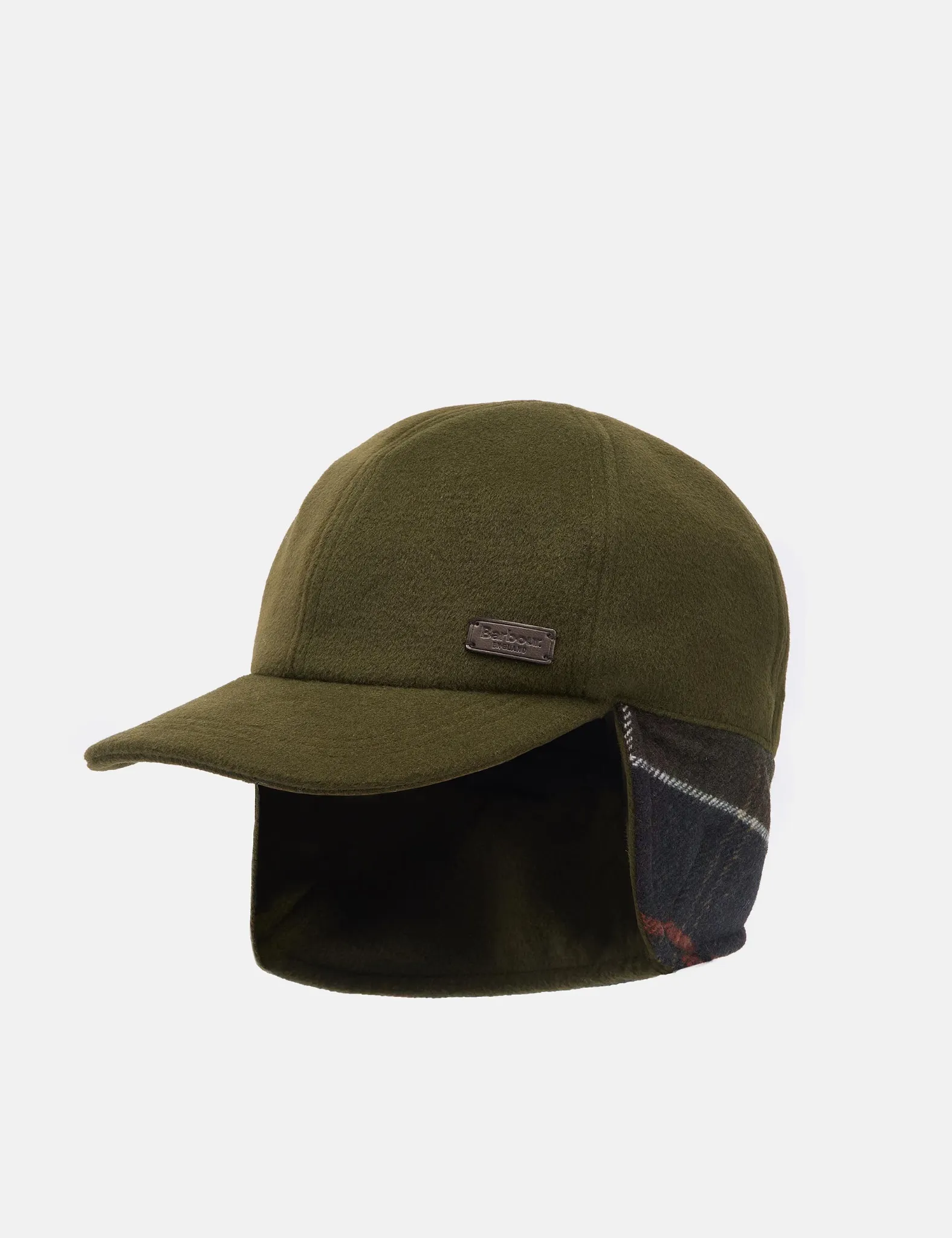 Barbour Lewis Ear Flap Cap - Olive Green sold by Article London