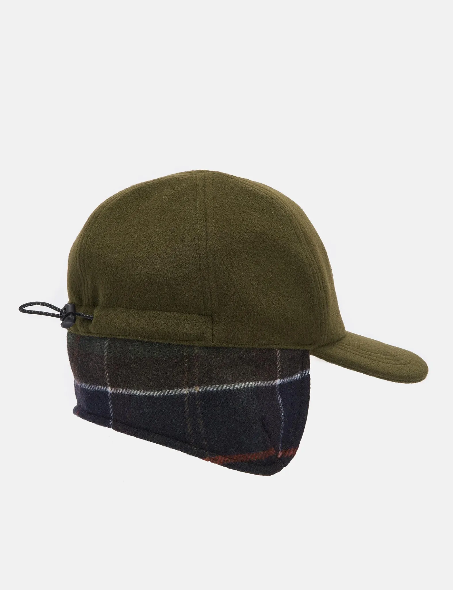 Barbour Lewis Ear Flap Cap - Olive Green sold by Article London product image thumbnail 5