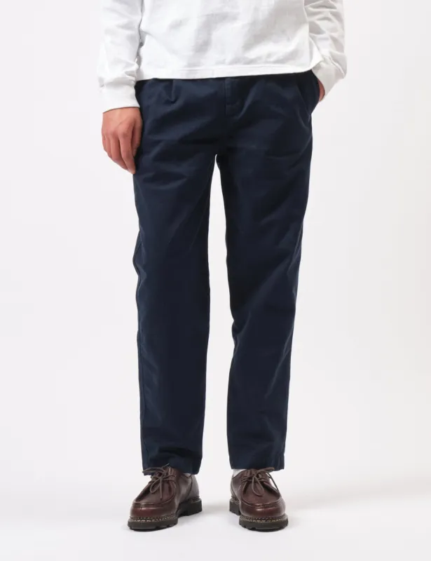 Bhode Everyday Tapered Pant - Midnight Navy Blue sold by Article London