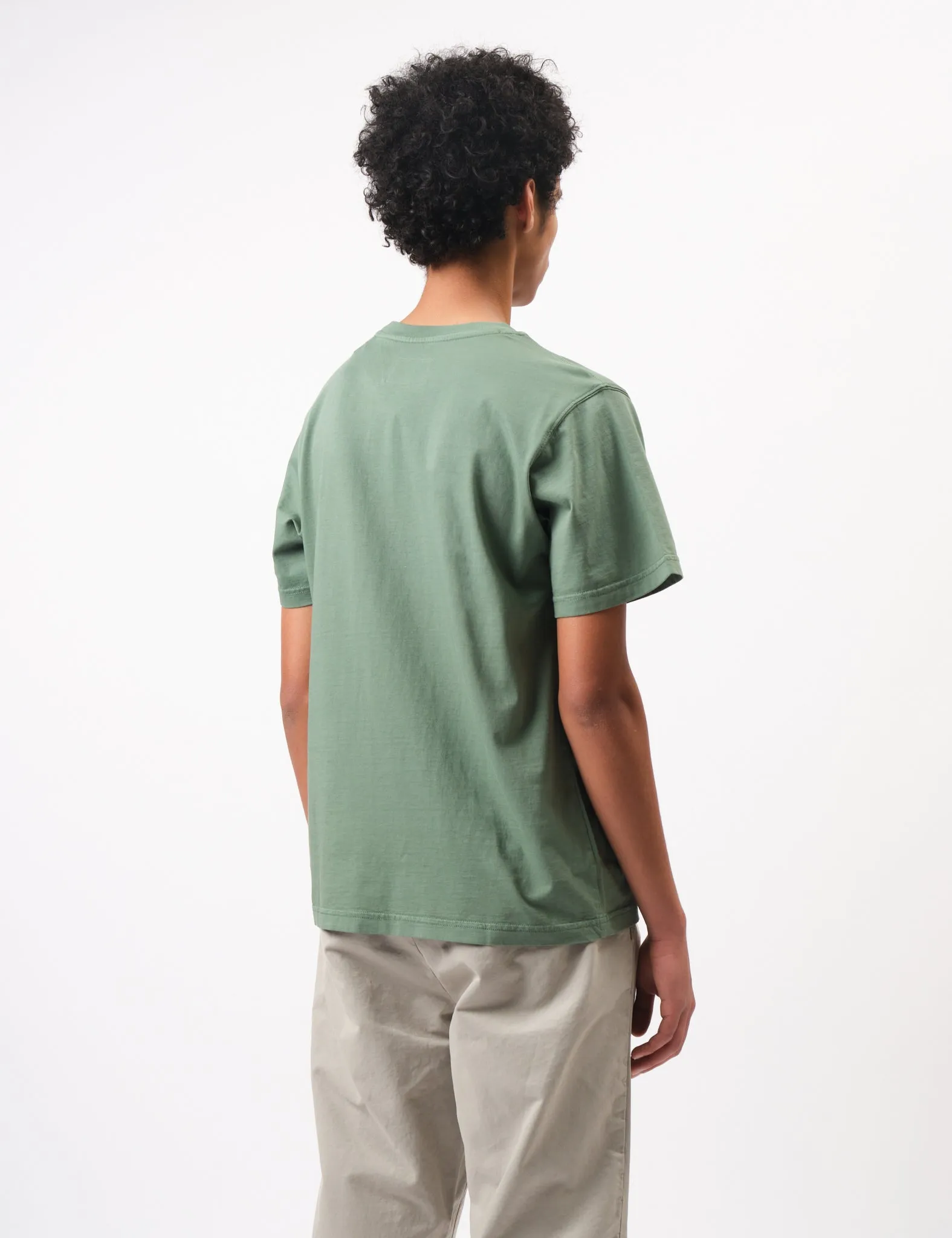 Bhode Everyday Pocket T-Shirt - Sage Green sold by Article London product image thumbnail 5