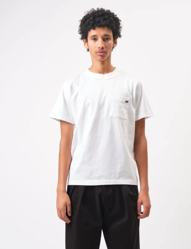 Bhode Everyday Pocket T-Shirt - White sold by Article London