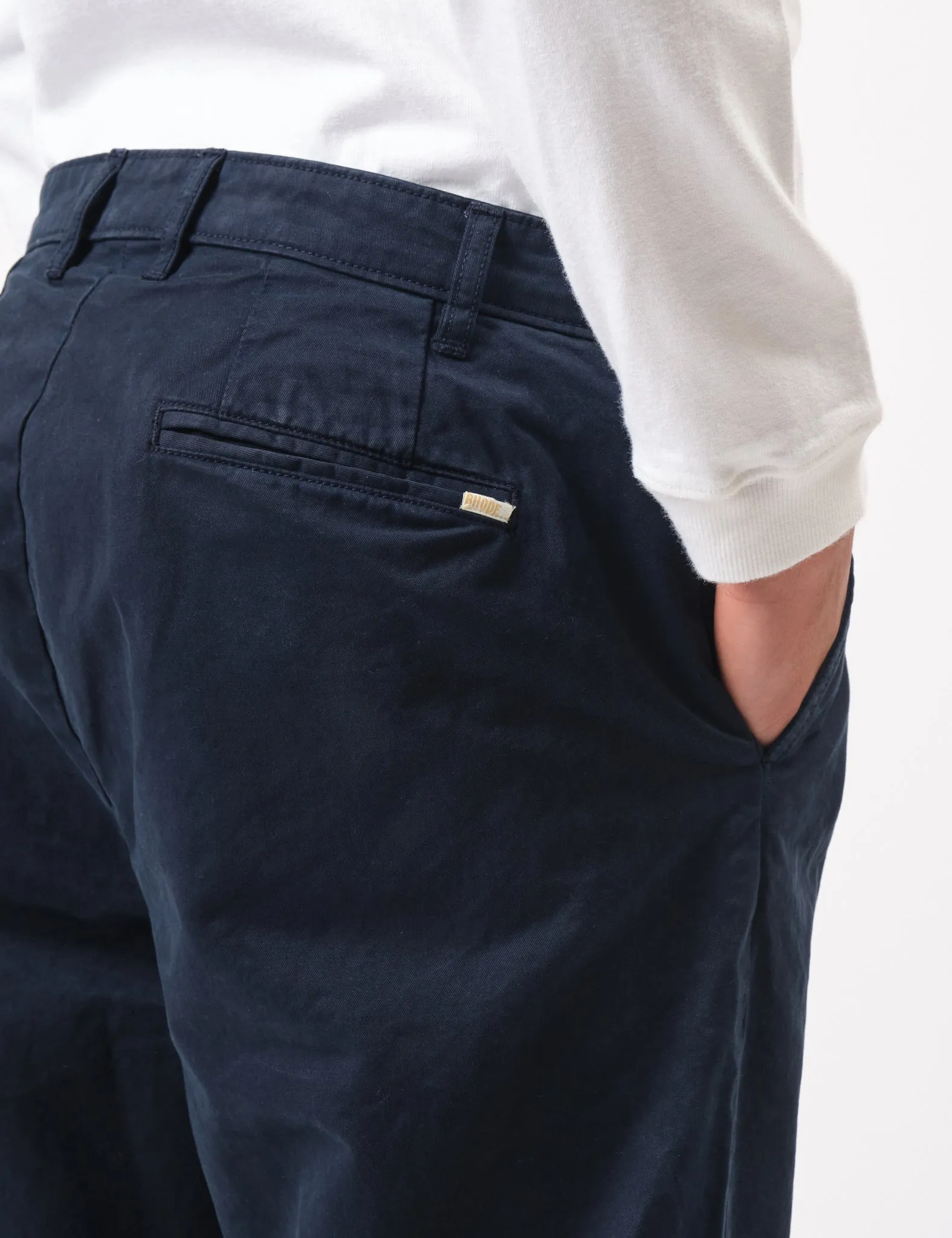 Bhode Two Pleat Pant - Midnight Navy Blue sold by Article London product image thumbnail 2