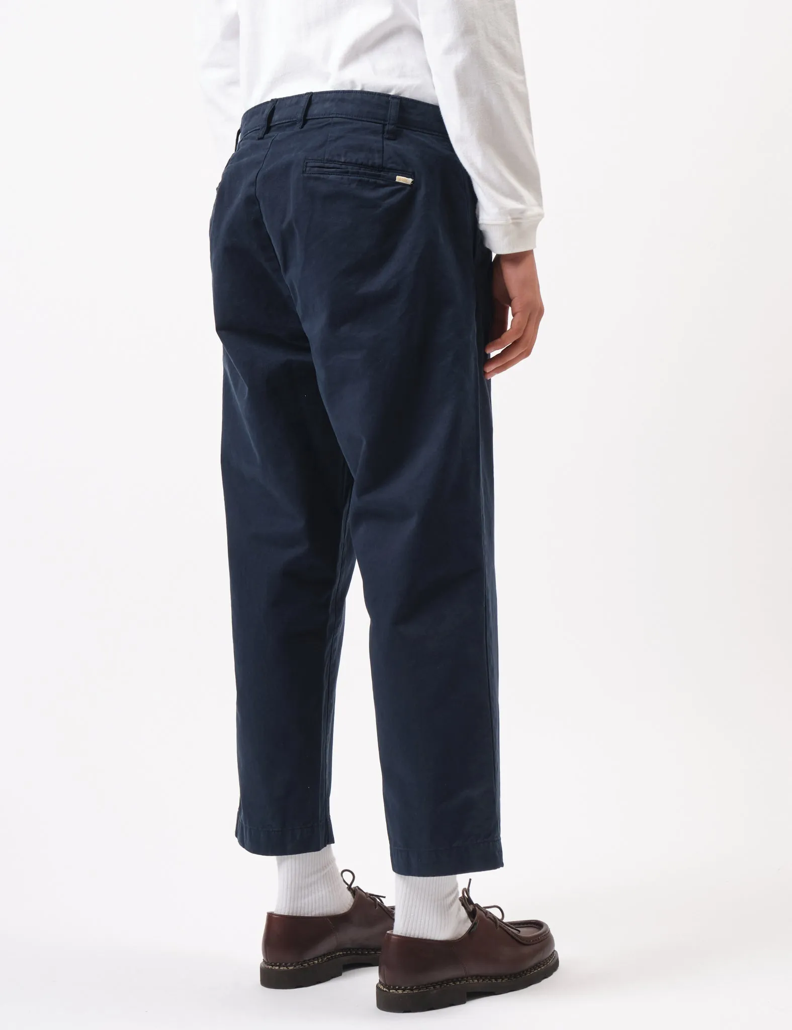 Bhode Two Pleat Pant - Midnight Navy Blue sold by Article London product image thumbnail 4