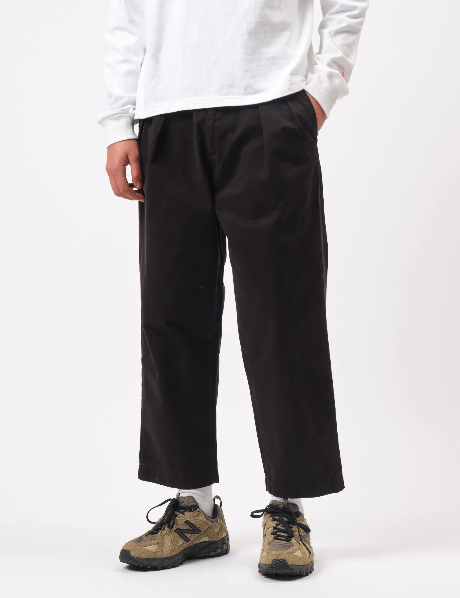 Bhode Two Pleat Pant - Black sold by Article London product image thumbnail 4