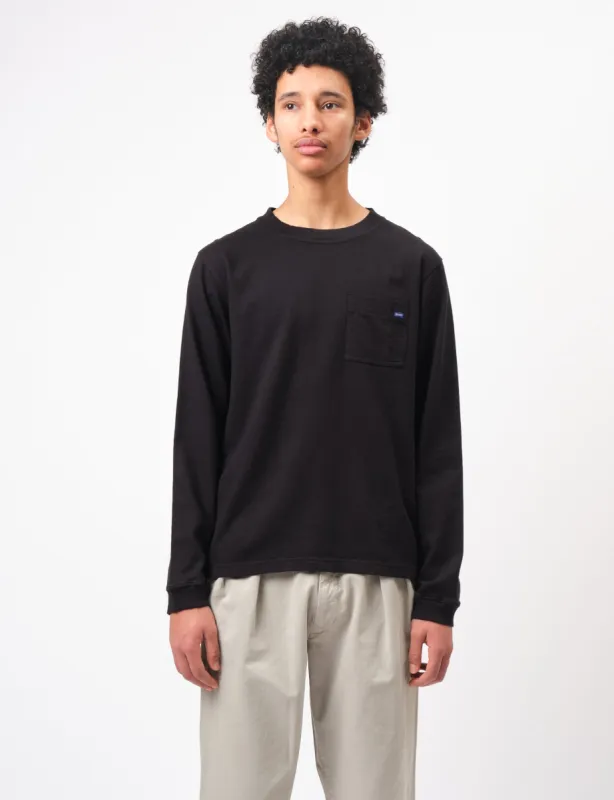 Bhode Everyday Long Sleeve Jersey 300gsm - Washed Black sold by Article London