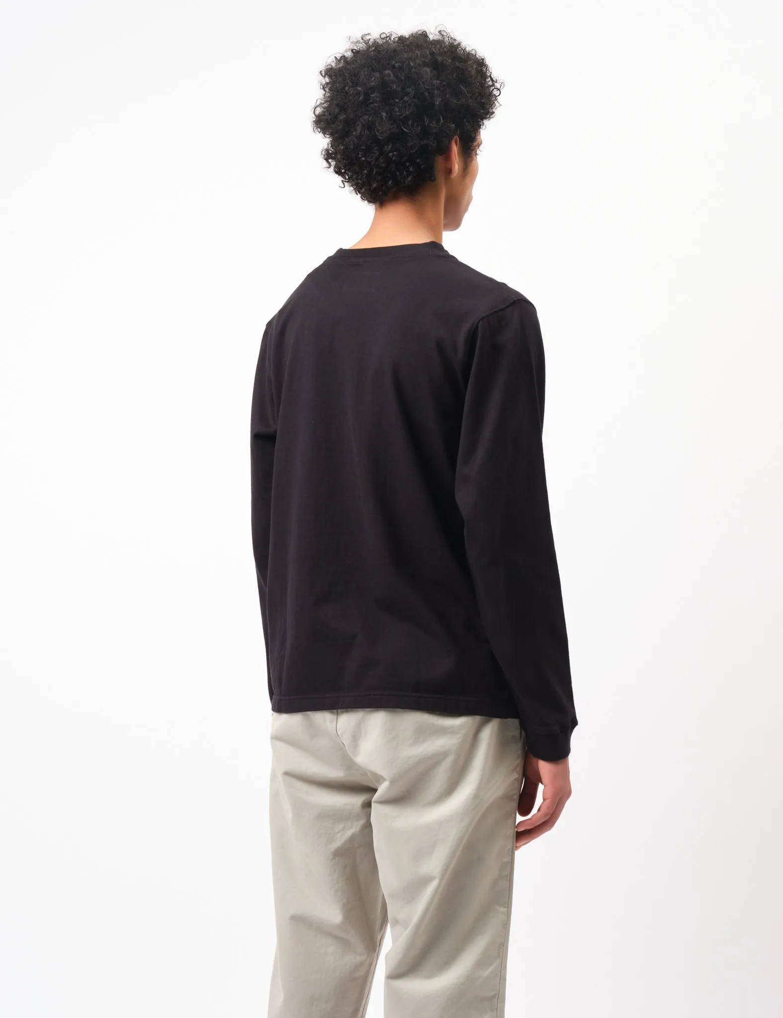 Bhode Everyday Long Sleeve Jersey 300gsm - Washed Black sold by Article London product image thumbnail 4