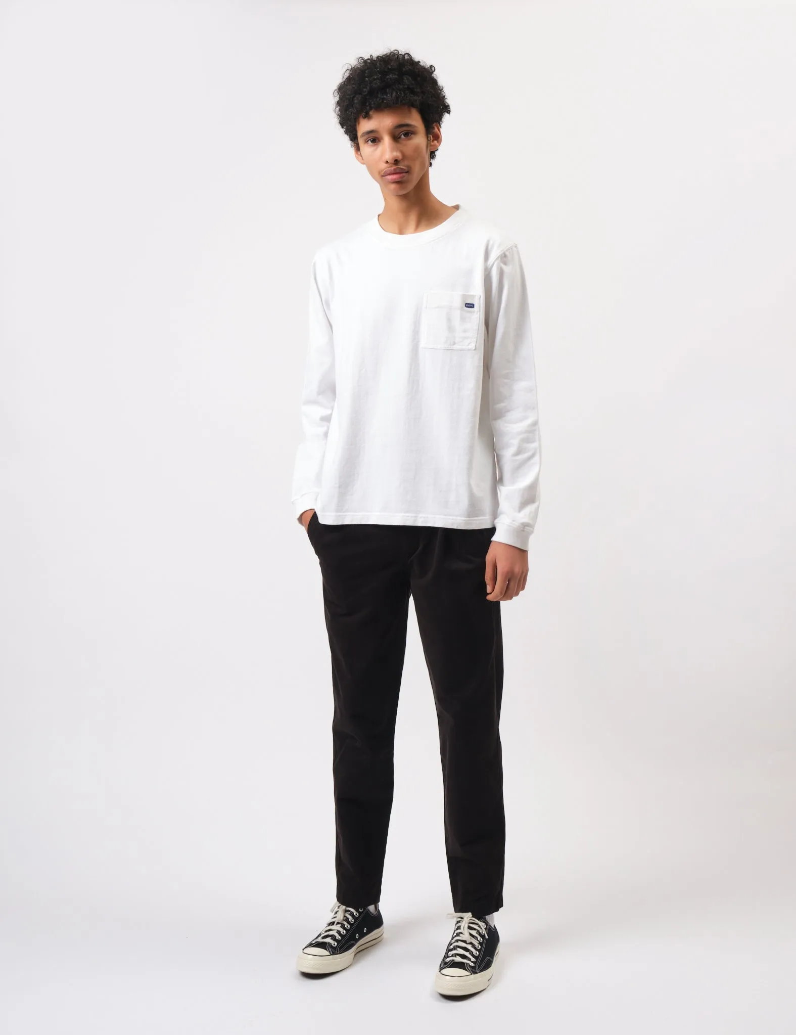 Bhode Everyday Long Sleeve Jersey 300gsm - White sold by Article London product image thumbnail 3