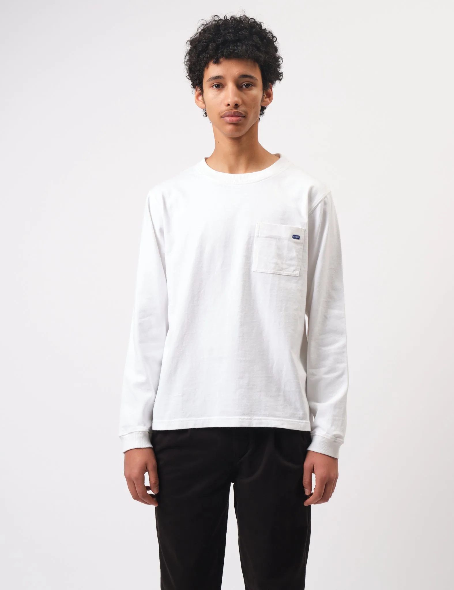 Bhode Everyday Long Sleeve Jersey 300gsm - White sold by Article London