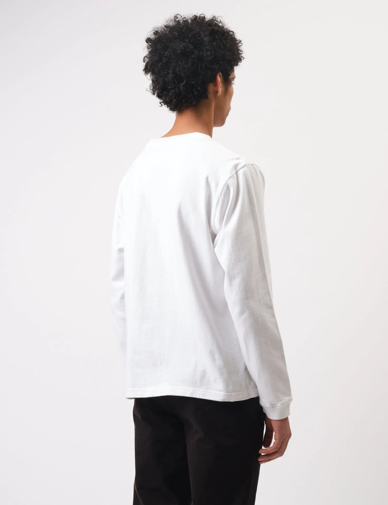 Bhode Everyday Long Sleeve Jersey 300gsm - White sold by Article London product image thumbnail 5