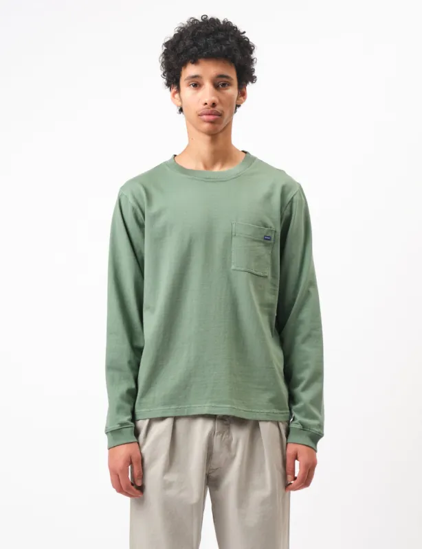Bhode Everyday Long Sleeve Jersey 300gsm - Sage Green sold by Article London