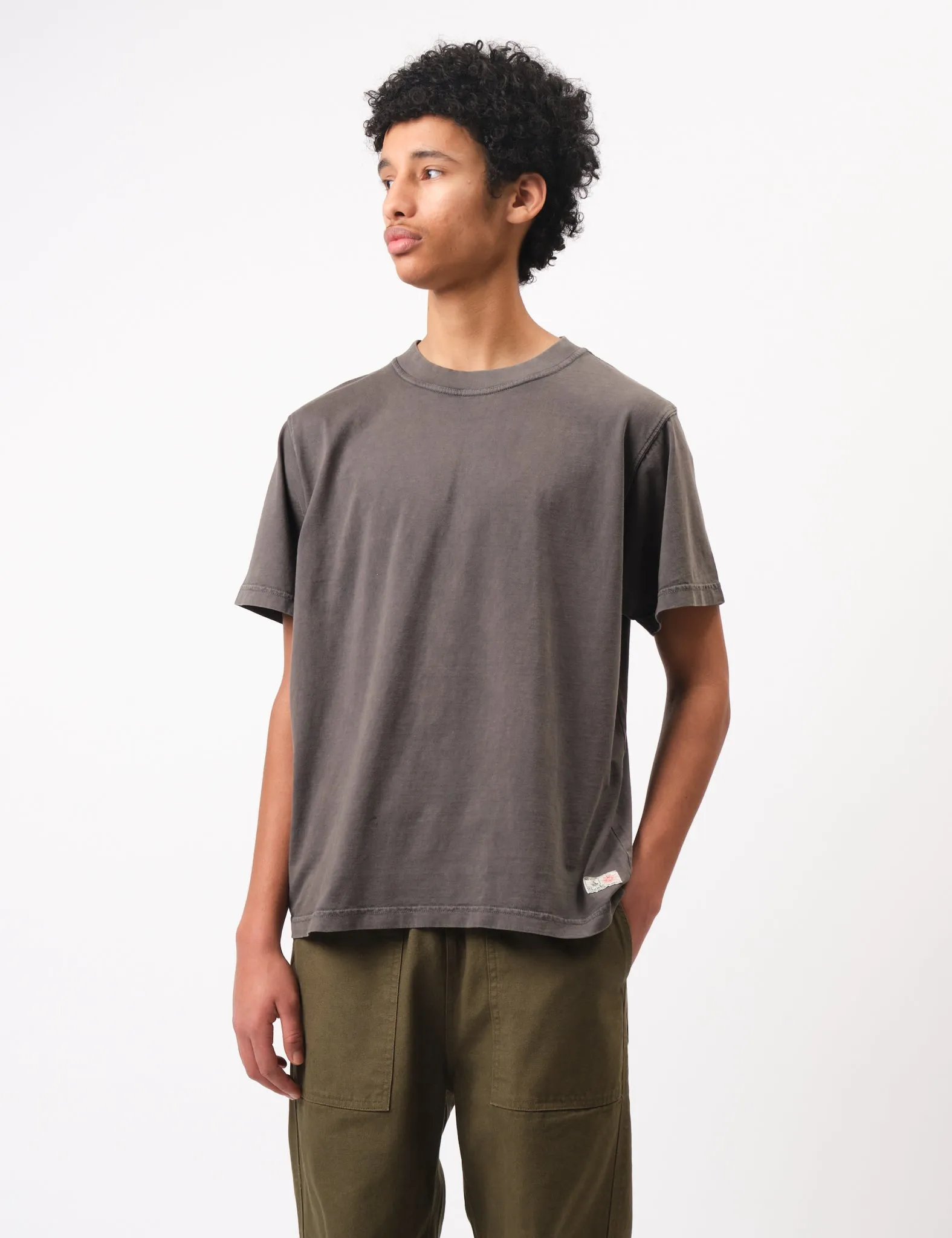 Bhode Pigment Washed Tee - Paloma Grey sold by Article London product image thumbnail 5