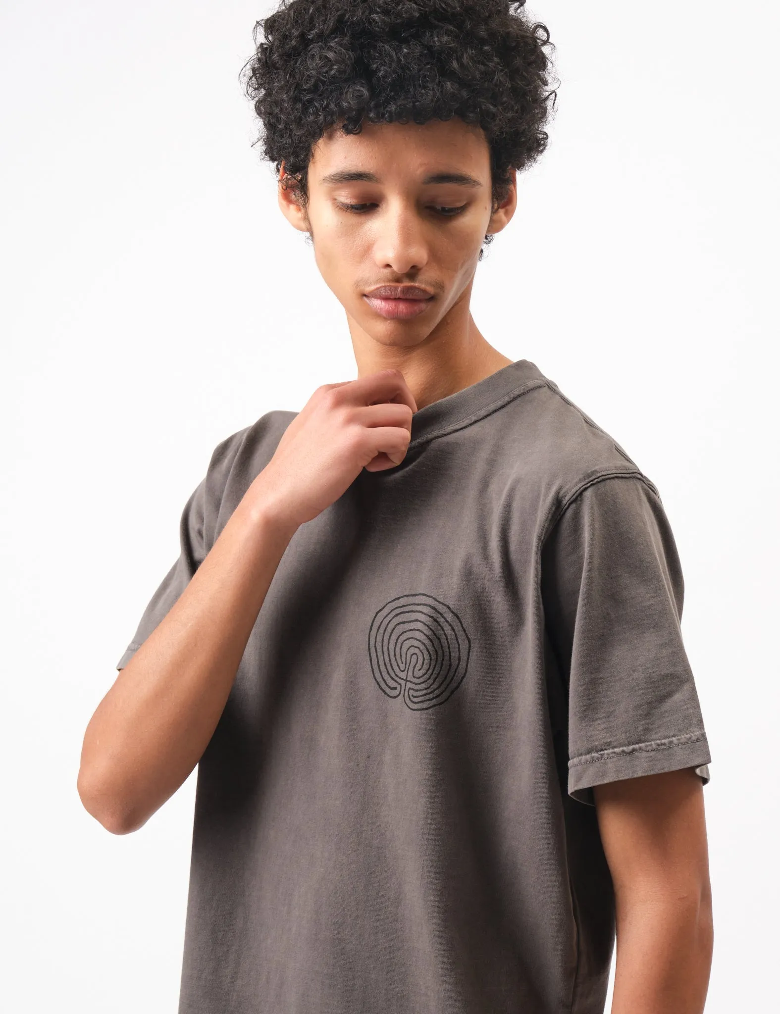 Bhode Myths Pigment Washed Tee - Paloma Grey sold by Article London product image thumbnail 3