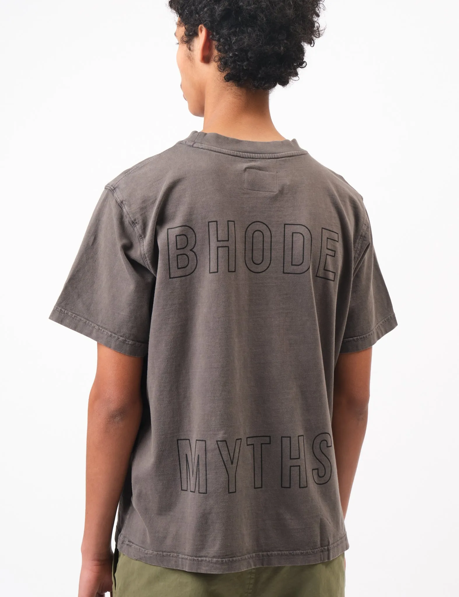 Bhode Myths Pigment Washed Tee - Paloma Grey sold by Article London product image thumbnail 4