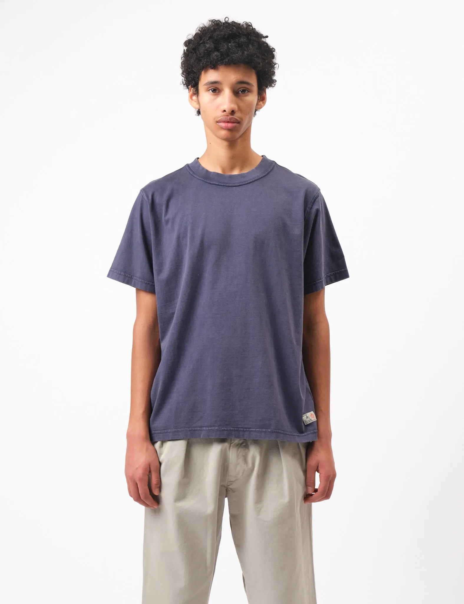 Bhode Pigment Washed Tee - Crown Blue sold by Article London