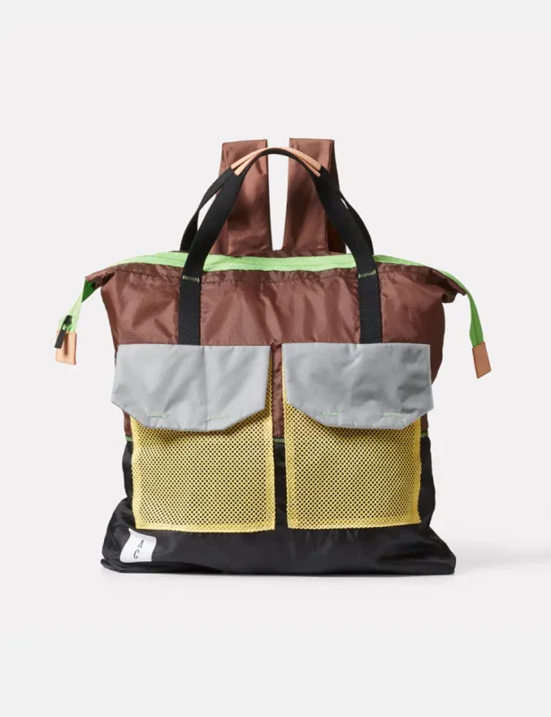 Ally Capellino Hank Zip Backpack - Brown sold by Article London