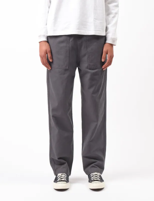 Bhode Fatigue Pant Canvas - Anthracite Grey sold by Article London