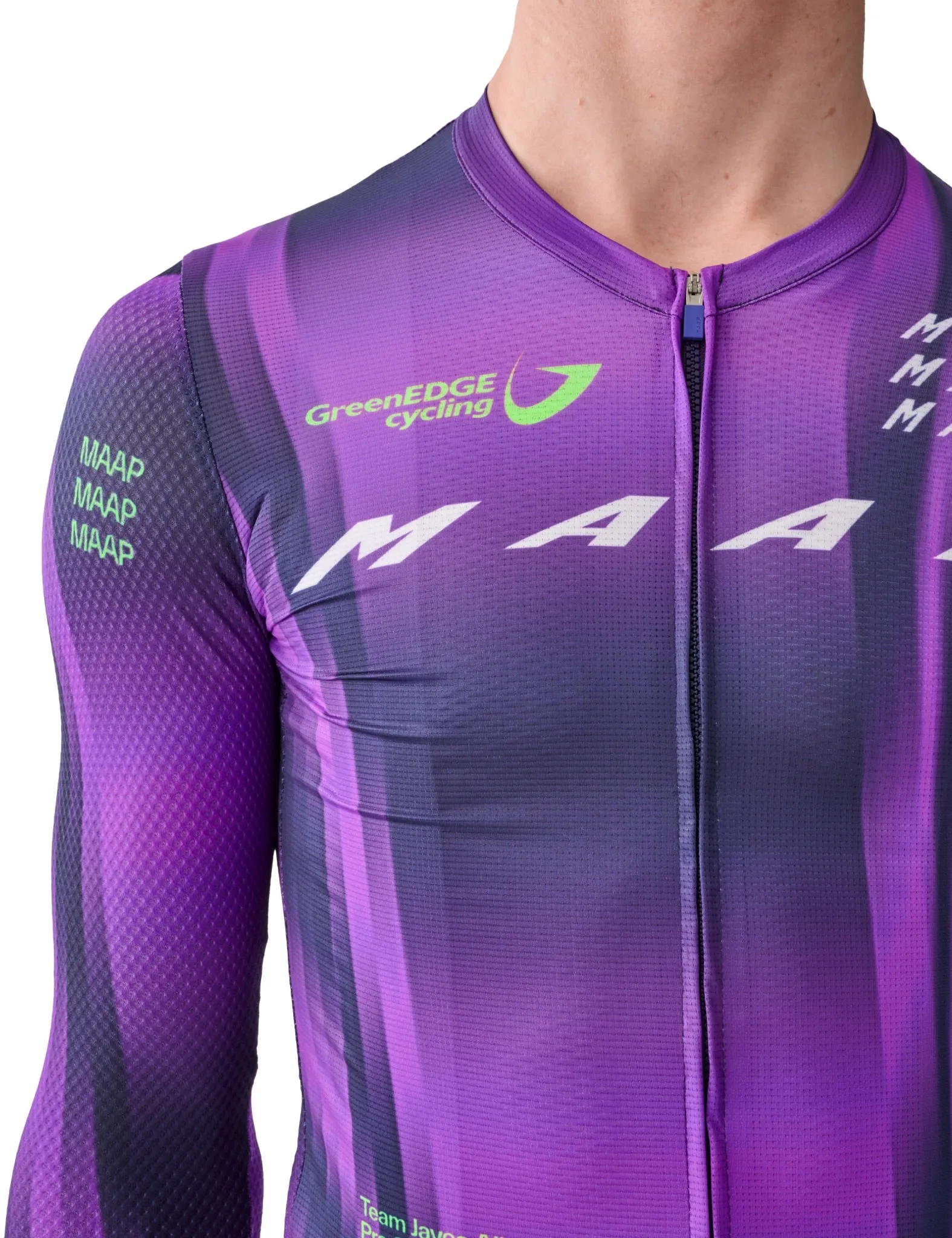 Maap World Tour Pro Air Long Sleeve Jersey - Aurora/Midnight Blue sold by Article London product image thumbnail 4