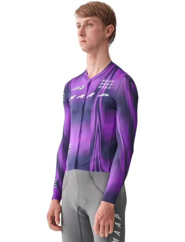 Maap World Tour Pro Air Long Sleeve Jersey - Aurora/Midnight Blue sold by Article London