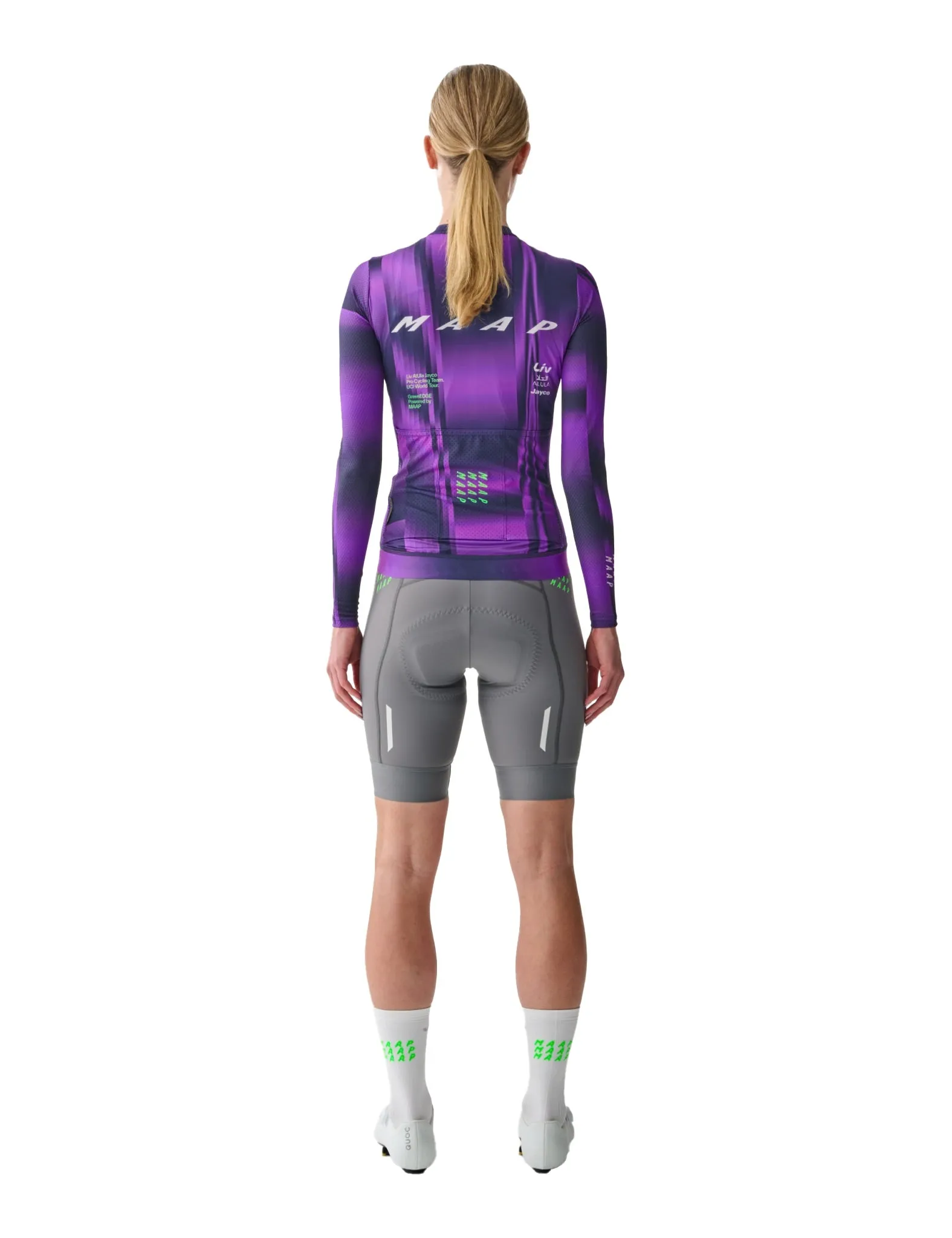 Maap Women's World Tour Pro Air Long Sleeve Jersey - Aurora/Midnight Blue sold by Article London product image thumbnail 2