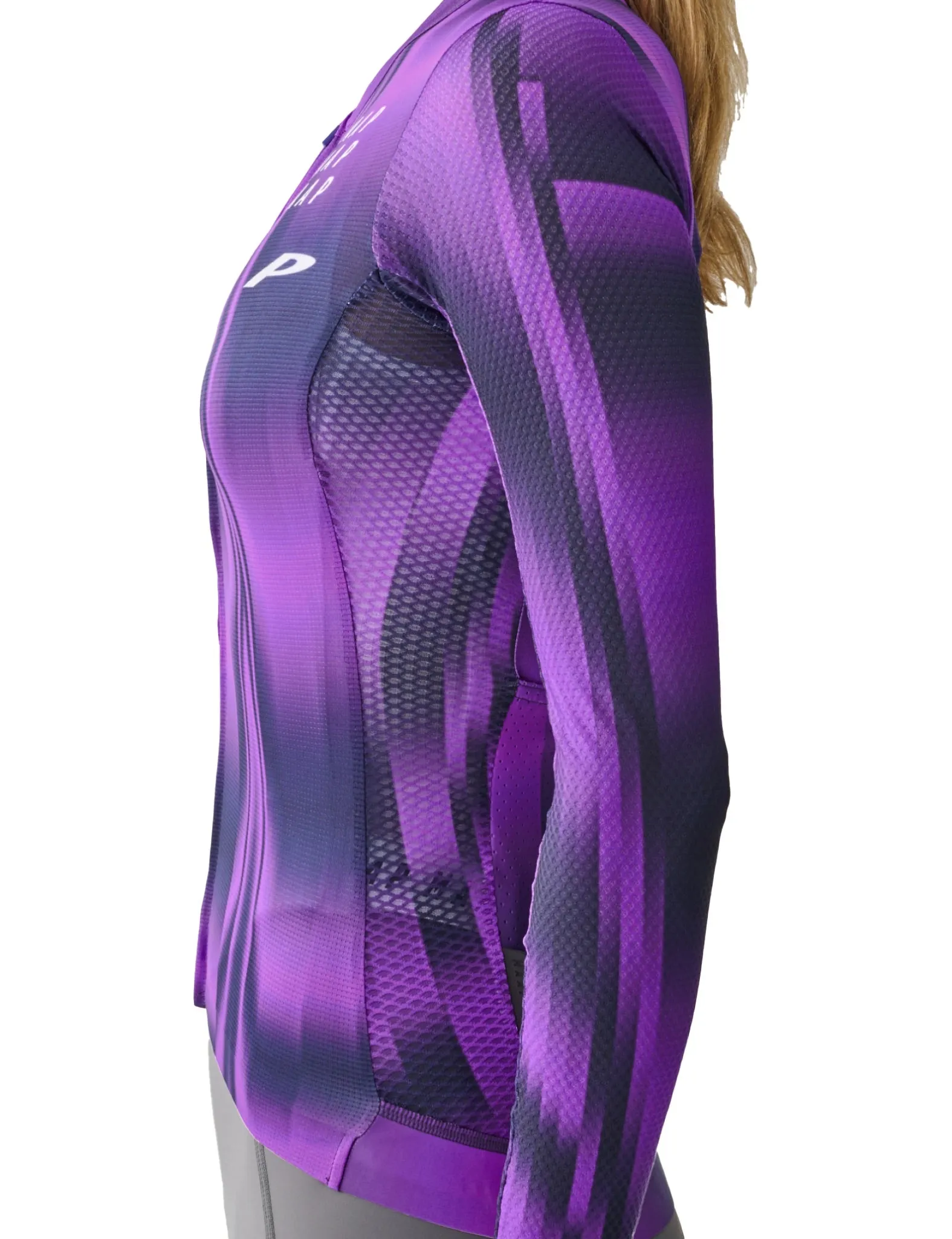 Maap Women's World Tour Pro Air Long Sleeve Jersey - Aurora/Midnight Blue sold by Article London product image thumbnail 4