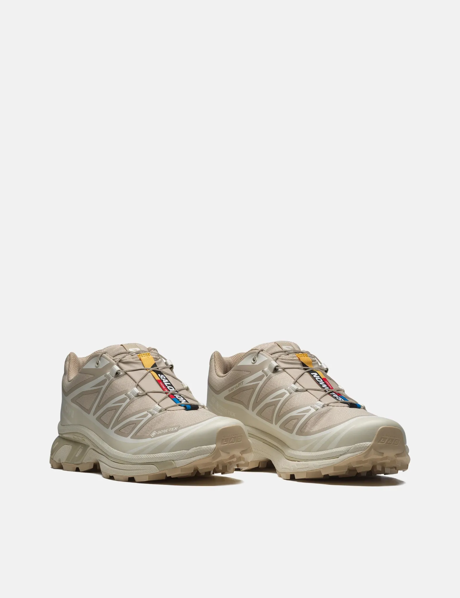 Salomon XT-6 GTX Gore-Tex Trainers - Oxford Tan/Almond Milk/Safari sold by Article London product image thumbnail 2