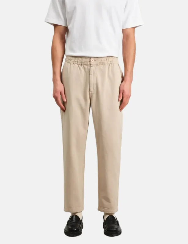 Wax London Kurt Trouser (Organic Twill) - Stone sold by Article London