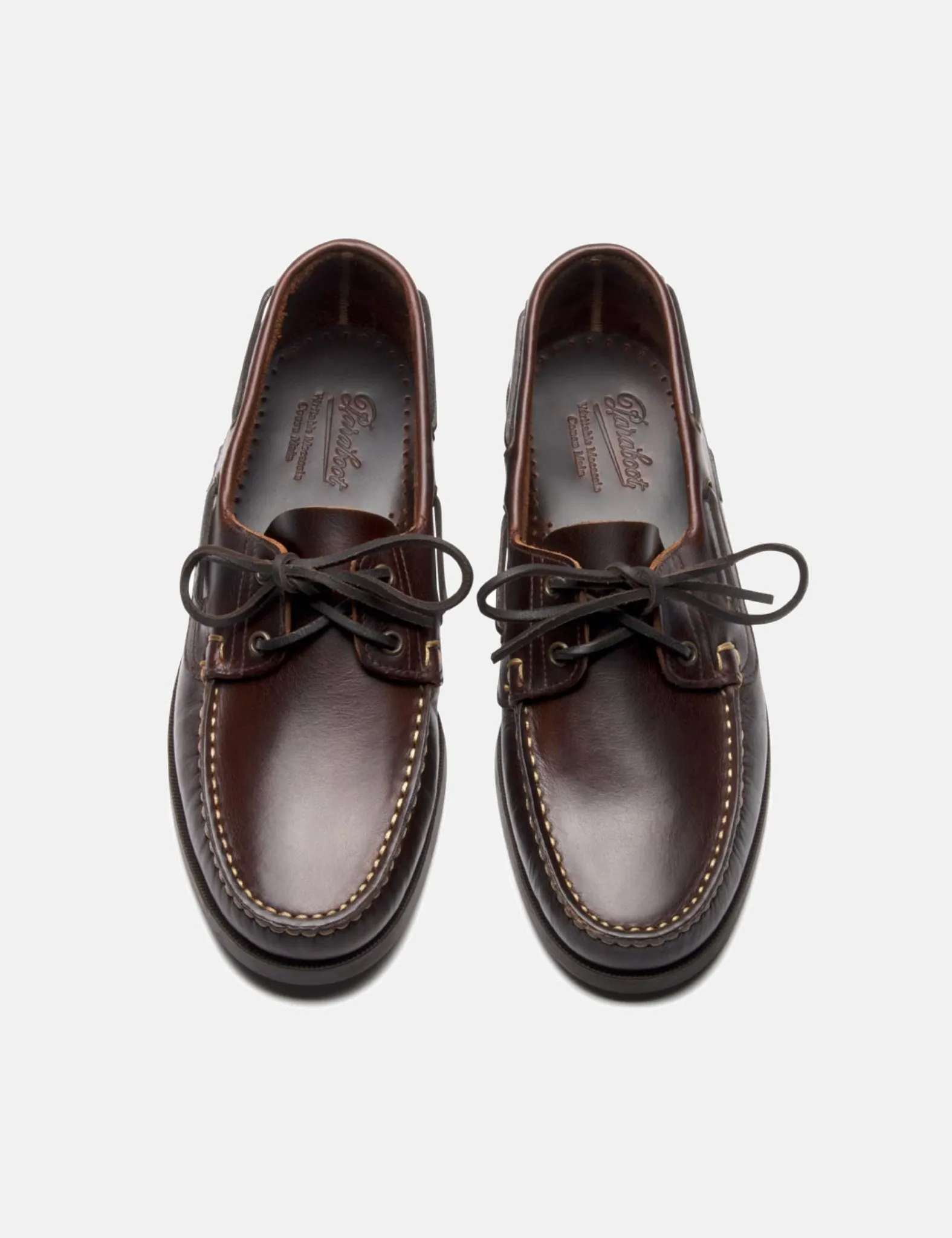 Paraboot Boat Shoes - American Brown sold by Article London product image thumbnail 4