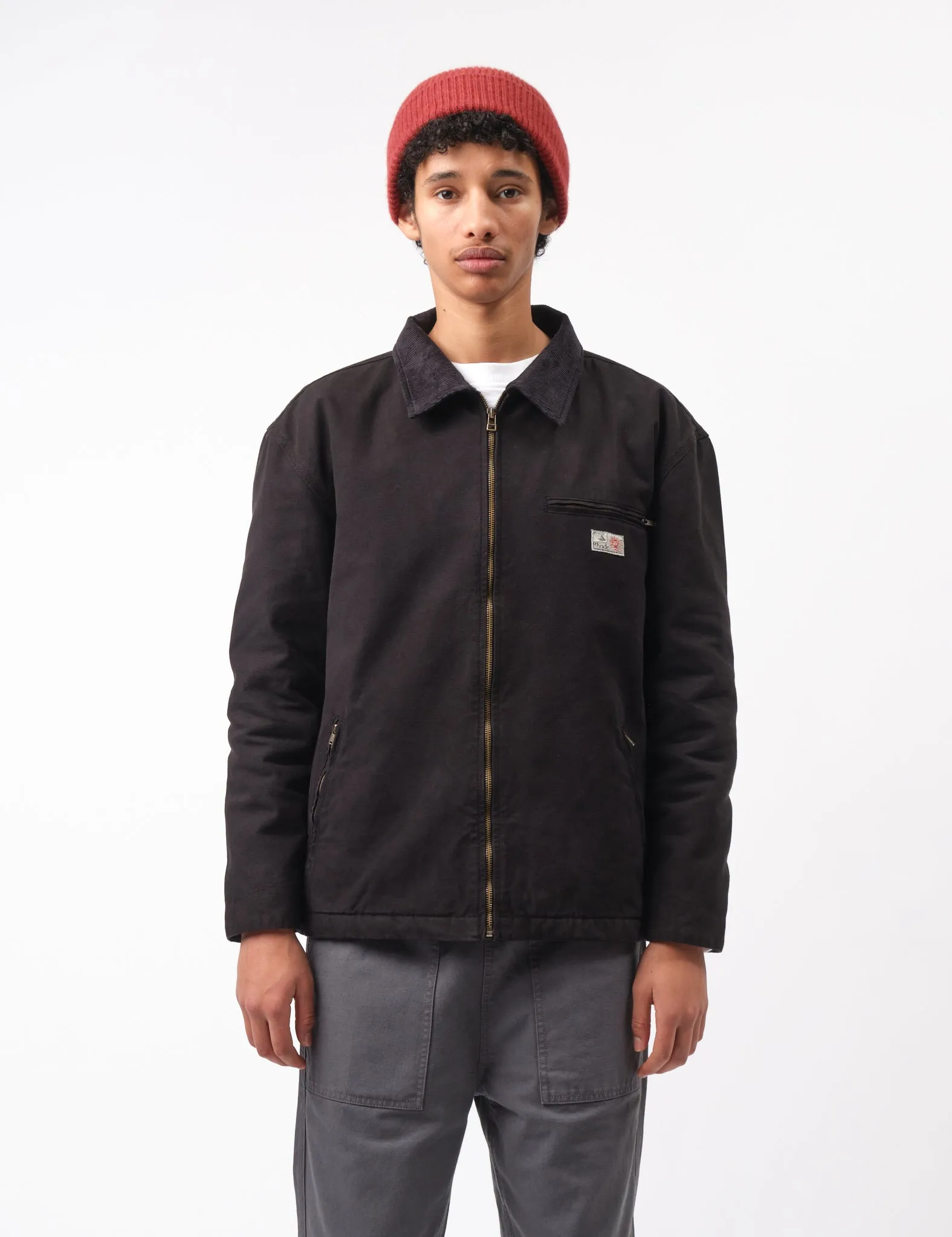 Bhode Mechanics Jacket Canvas (Insulated) - Washed Black sold by Article London