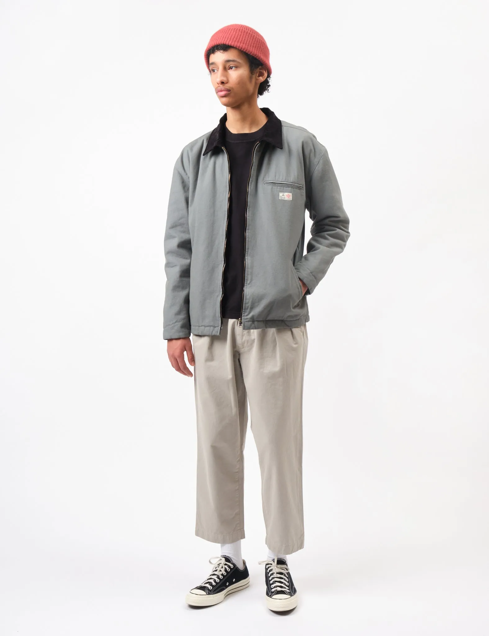 Bhode Mechanics Jacket Canvas (Insulated) - Moon Mist sold by Article London product image thumbnail 5