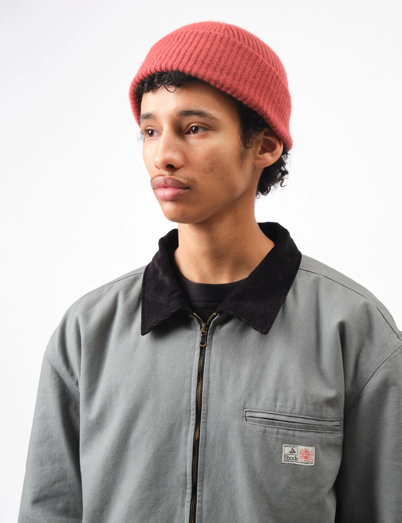 Bhode Mechanics Jacket Canvas (Insulated) - Moon Mist sold by Article London product image thumbnail 2