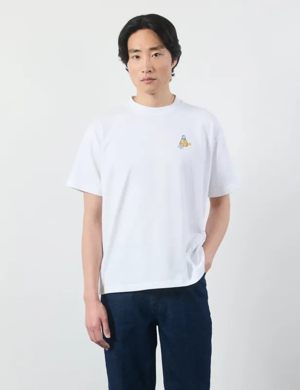 Percival Arancia Oversized T Shirt (Organic Cotton) - White sold by Article London