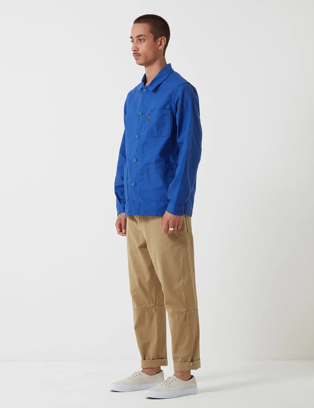 Le Laboureur Cotton Work Jacket - Bugatti Blue sold by Article London product image thumbnail 3