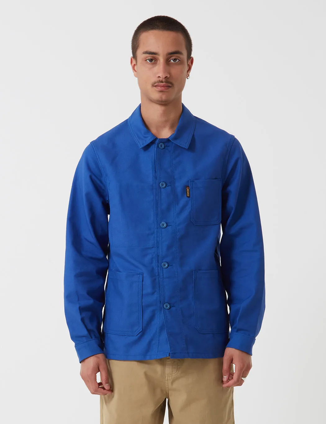 Le Laboureur Cotton Work Jacket - Bugatti Blue sold by Article London