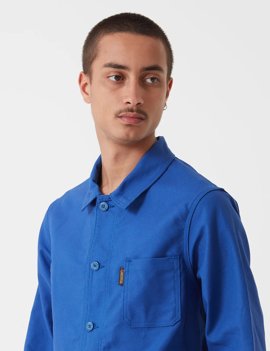 Le Laboureur Cotton Work Jacket - Bugatti Blue sold by Article London product image thumbnail 2