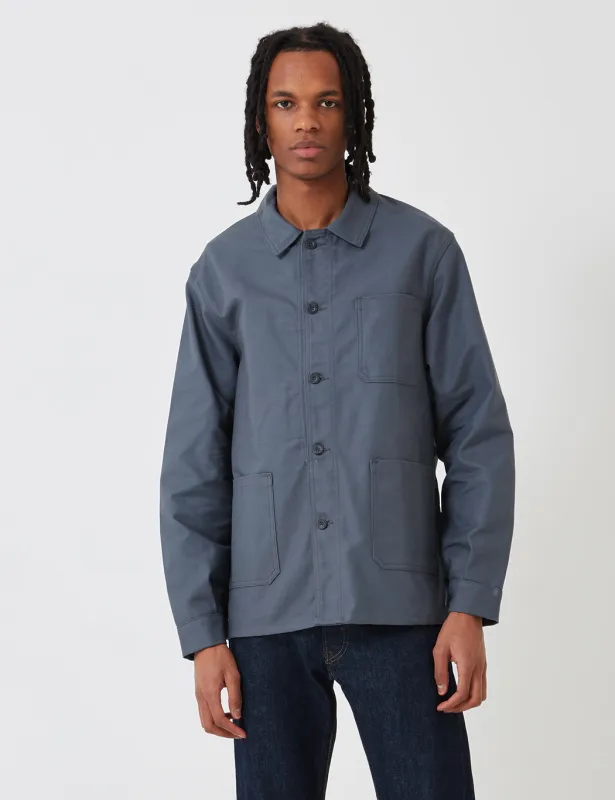 Le Laboureur Cotton Work Jacket - Charcoal Grey sold by Article London