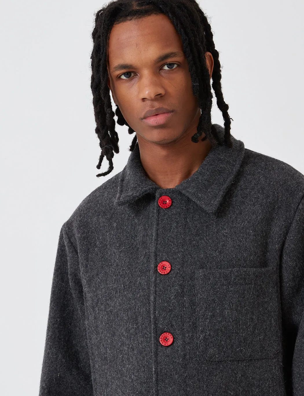 Le Laboureur Wool Work Jacket - Grey sold by Article London product image thumbnail 2