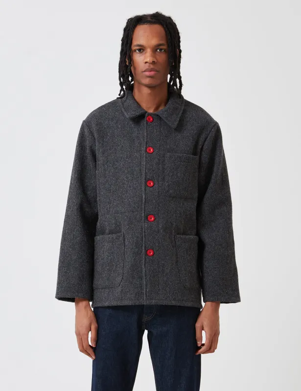 Le Laboureur Wool Work Jacket - Grey sold by Article London
