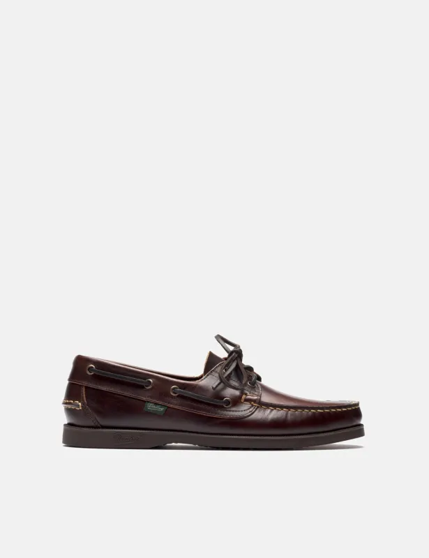 Paraboot Barth Boat Shoes - American Brown sold by Article London