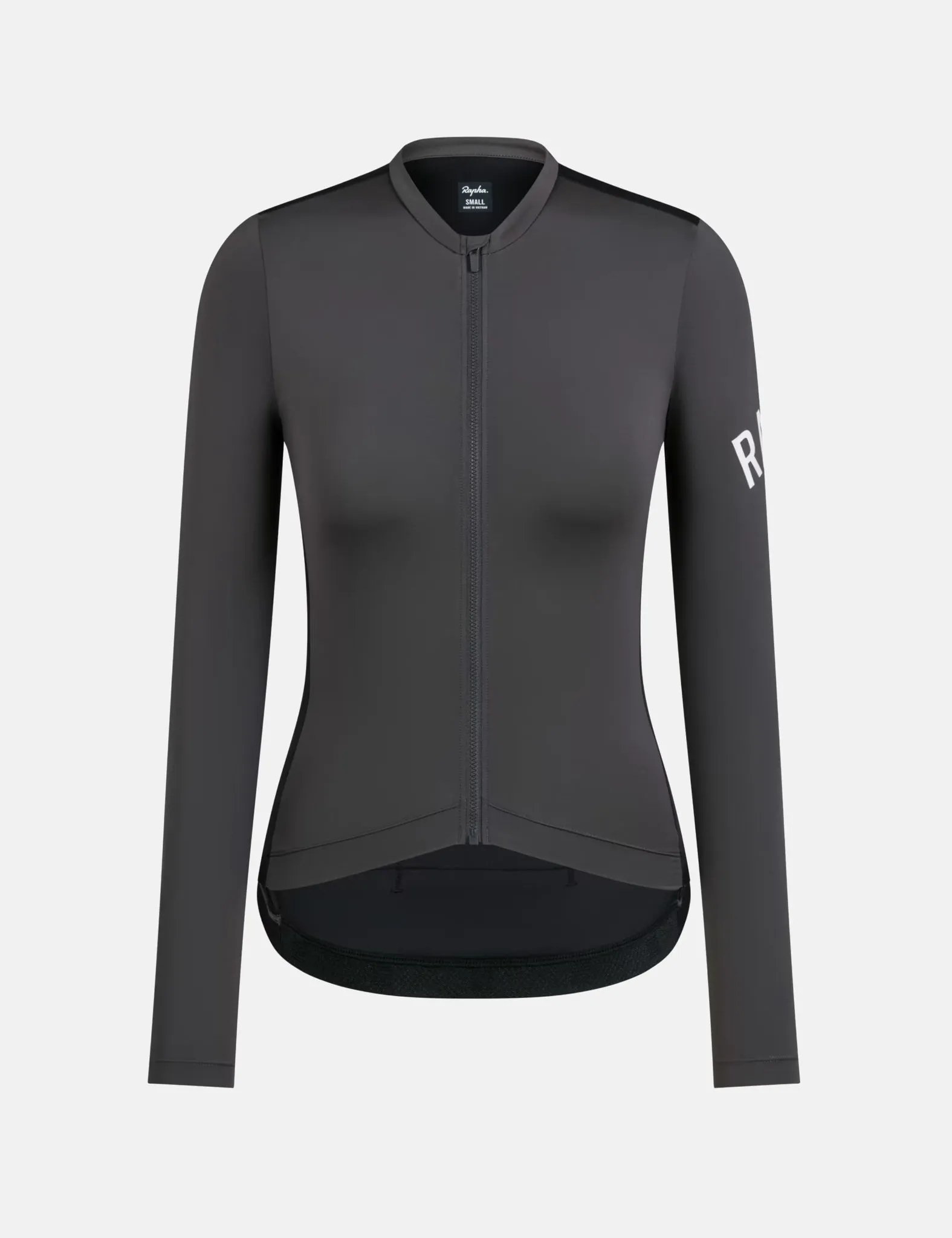 Rapha Women's Pro Team Long Sleeve Lightweight Jersey - Dark Grey/Black sold by Article London