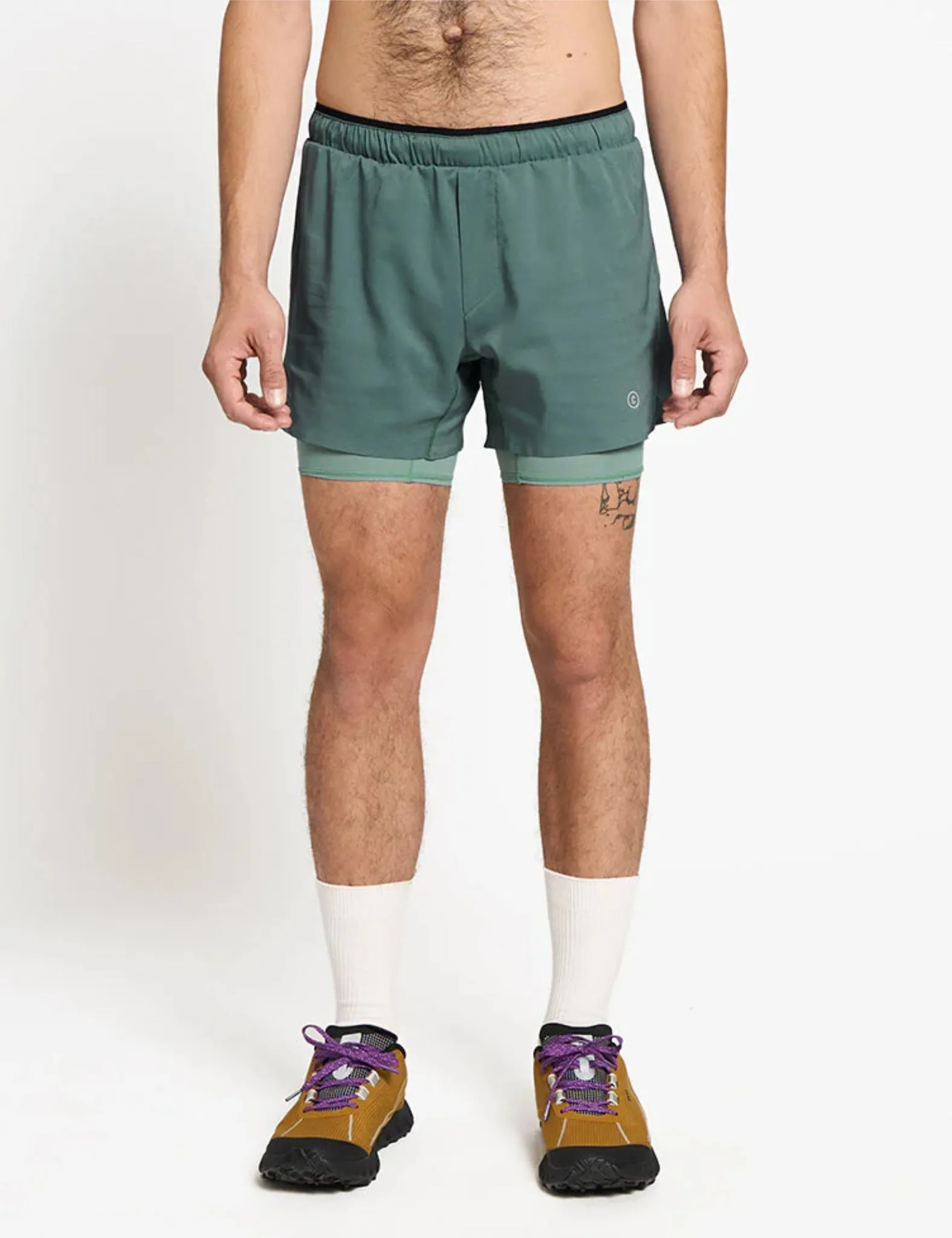 Ciele Athletics M-DLY Shorts 5'' - Silver Pine sold by Article London product image thumbnail 3