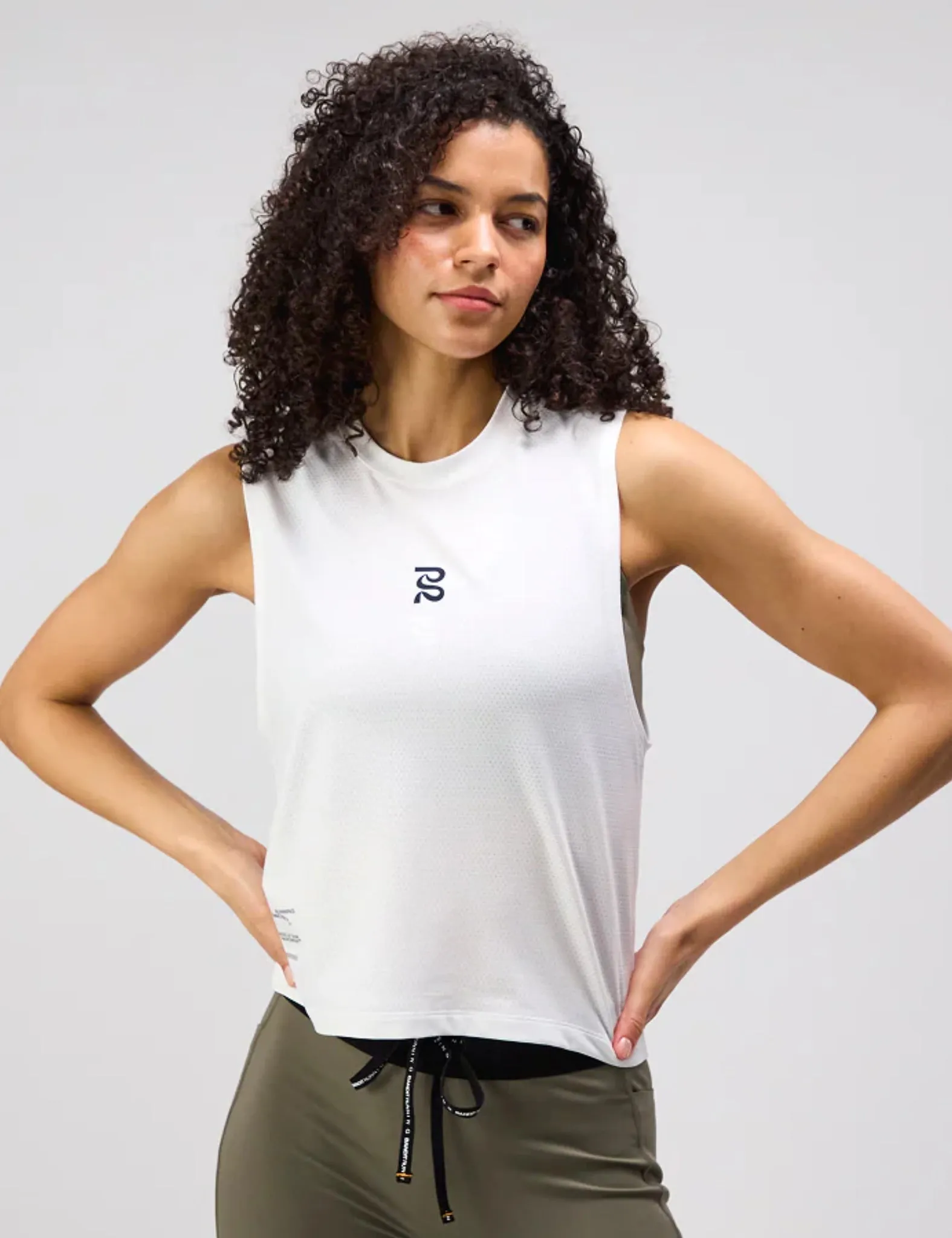 Bandit Women's Micromesh Muscle Tank - White sold by Article London product image thumbnail 3