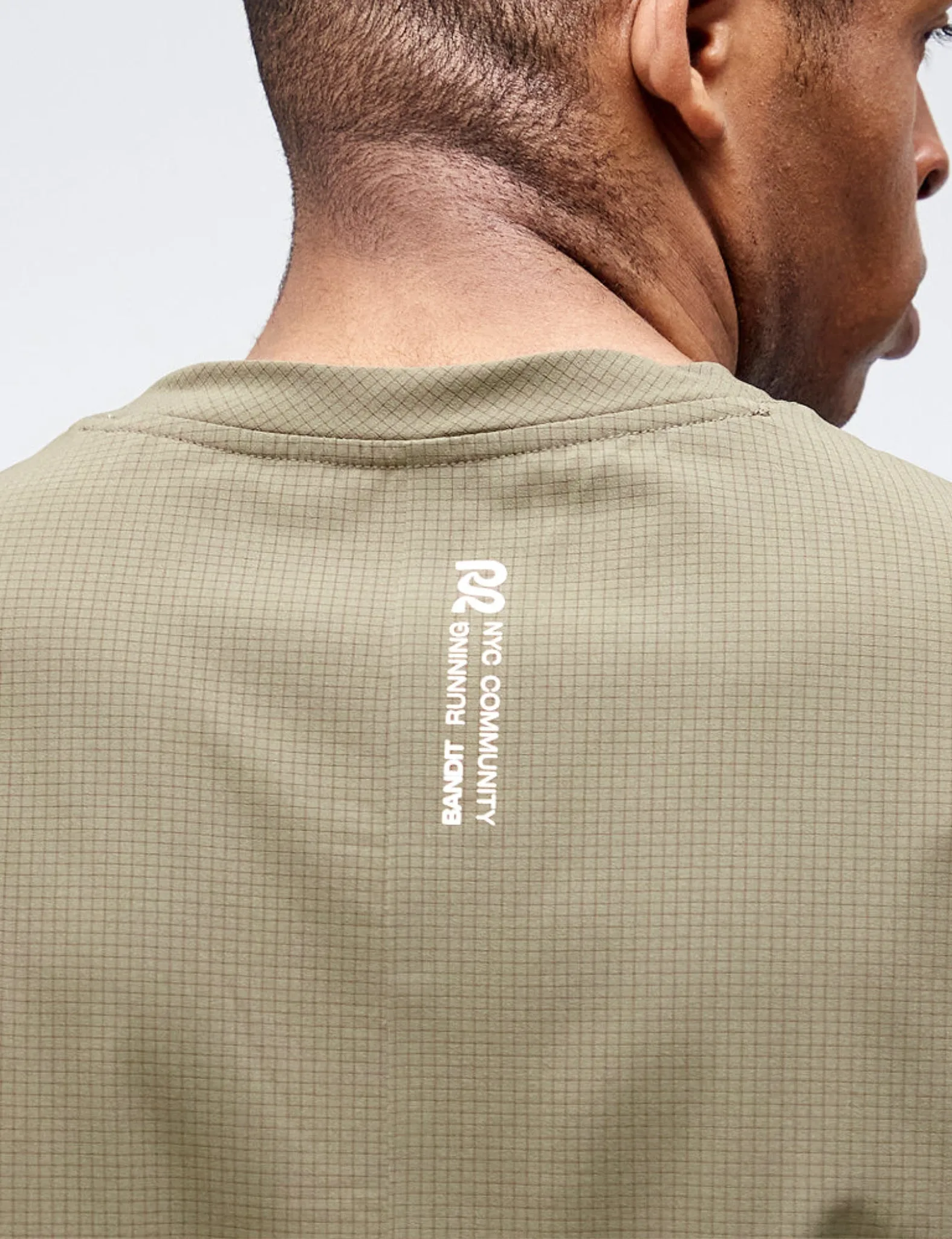 Bandit MicroGrid Proto T-Shirt - Dark Fatigue sold by Article London product image thumbnail 4