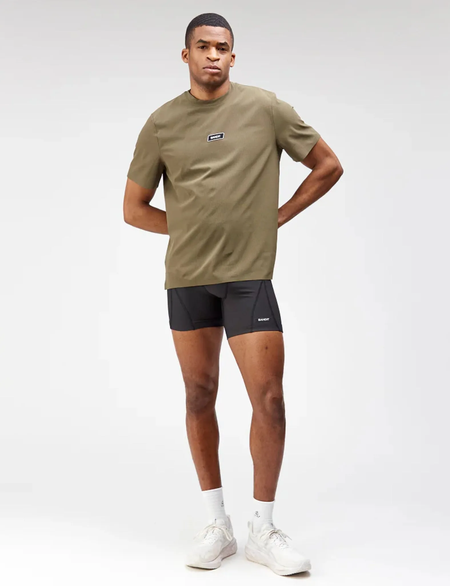 Bandit MicroGrid Proto T-Shirt - Dark Fatigue sold by Article London