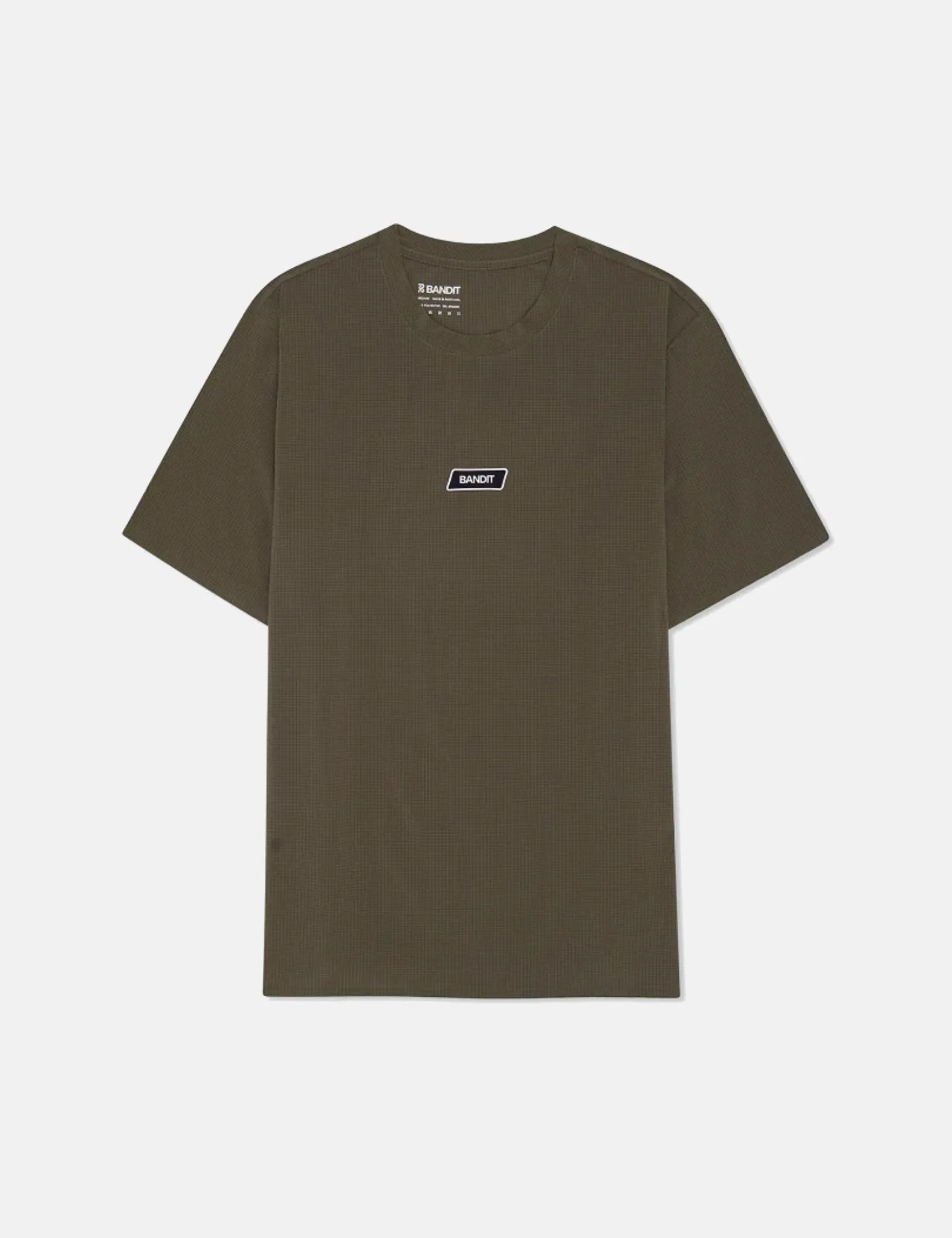 Bandit MicroGrid Proto T-Shirt - Dark Fatigue sold by Article London product image thumbnail 5