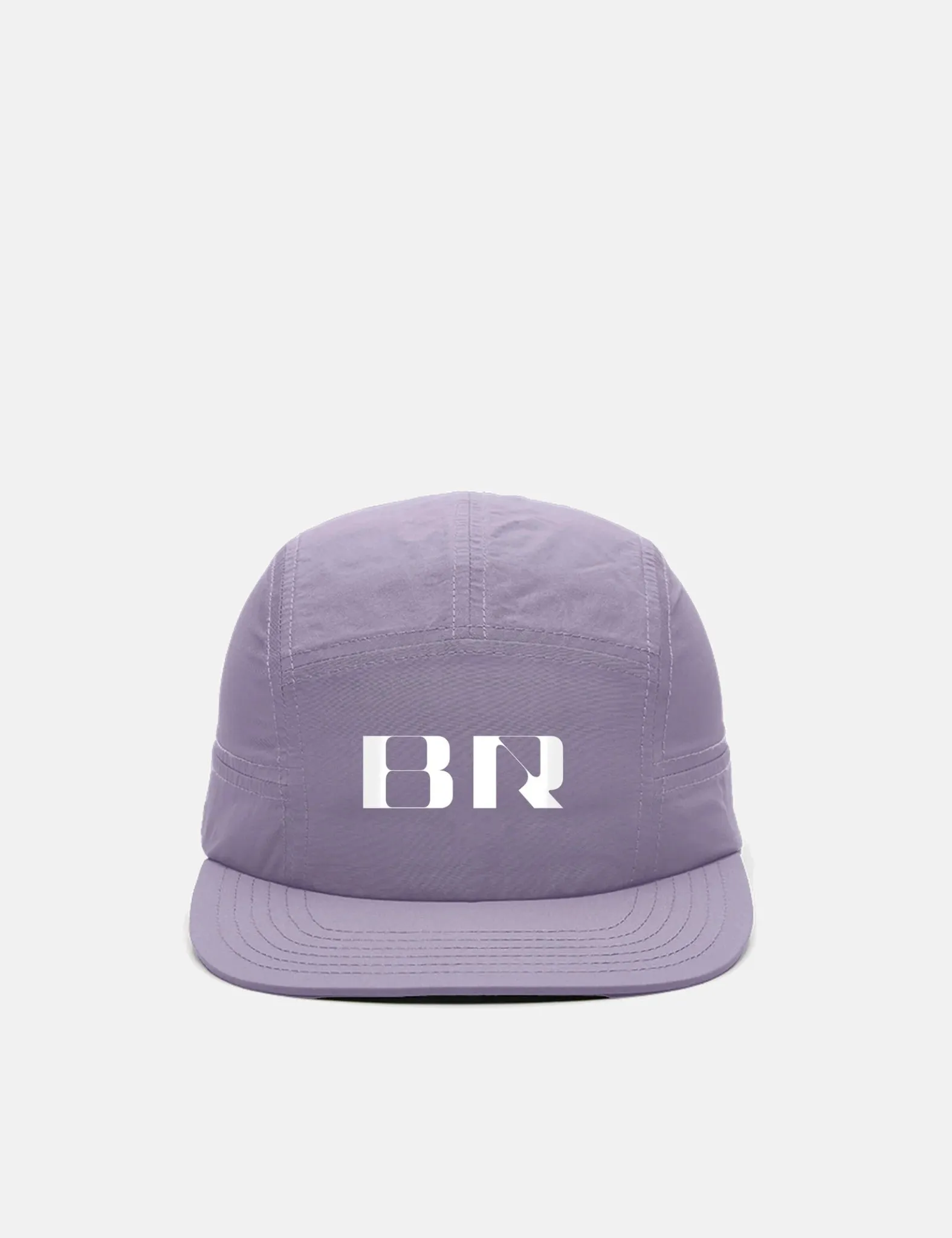 Bandit Blocked "BR" Nylon Run Cap - Light Thistle sold by Article London