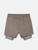 Satisfy TechSilk 8" Shorts - Brown sold by Article London