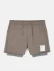 Satisfy TechSilk 8" Shorts - Brown sold by Article London