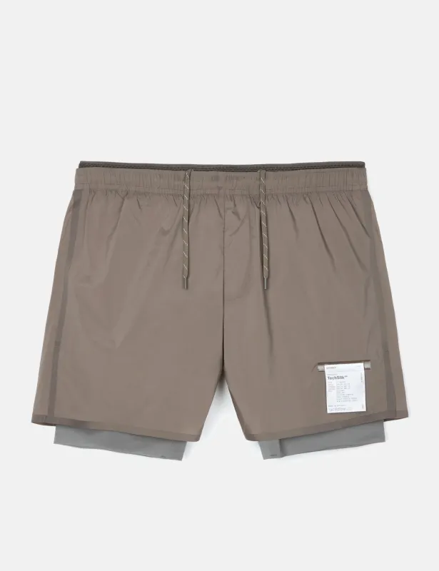 Satisfy TechSilk 8" Shorts - Brown sold by Article London