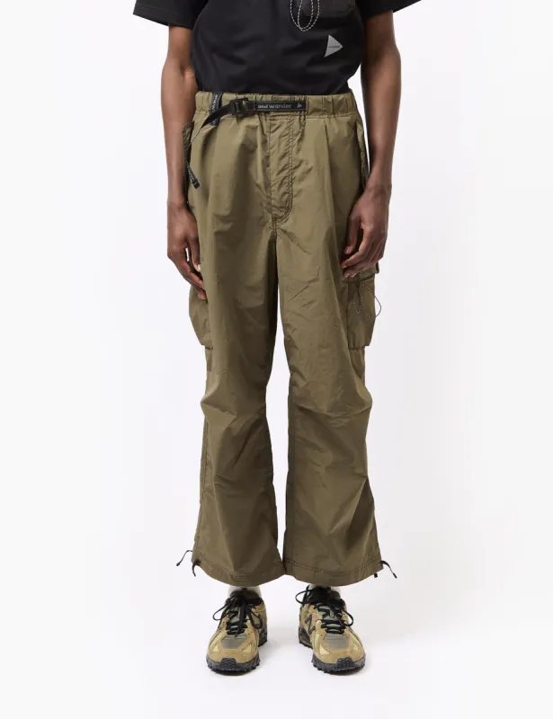 and Wander Oversized Cargo Pants - Khaki sold by Article London